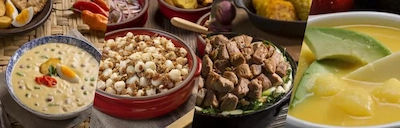 Platos típicos Región Sierra Platos tipicos en la sierra ecuatoriana